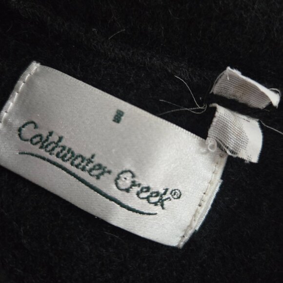 Vintage Coldwater Creek Ugly Christmas Sweater Vest Cardigan Size S Snowmen - Picture 7 of 7